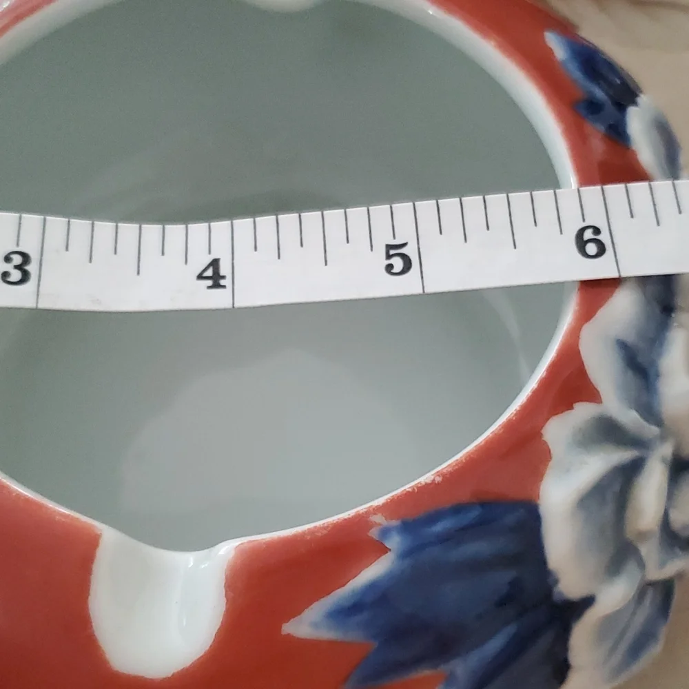 VINTAGE LATE 20TH CENTURY CHINISERIE CIGAR ASHTRAY CATCH ALL.
